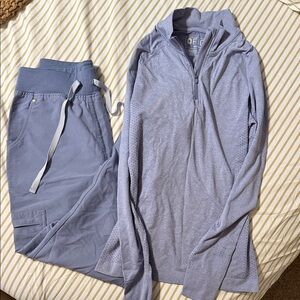 Figs Light Blue Scrub Set